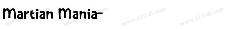 Martian Mania字体转换